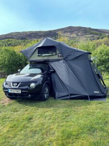 TentBox Lite 2.0 Living Pod, fully assembled.